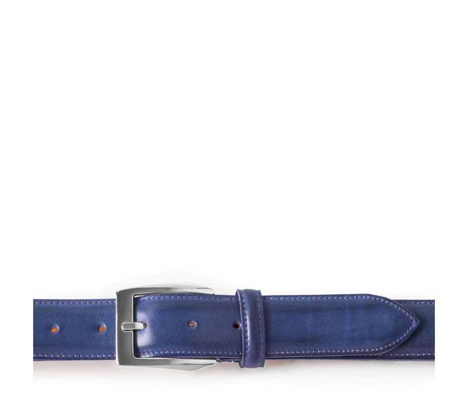 Pakerson FIBBIA CALCI PELLE BLU NAVY Affare Del Giorno