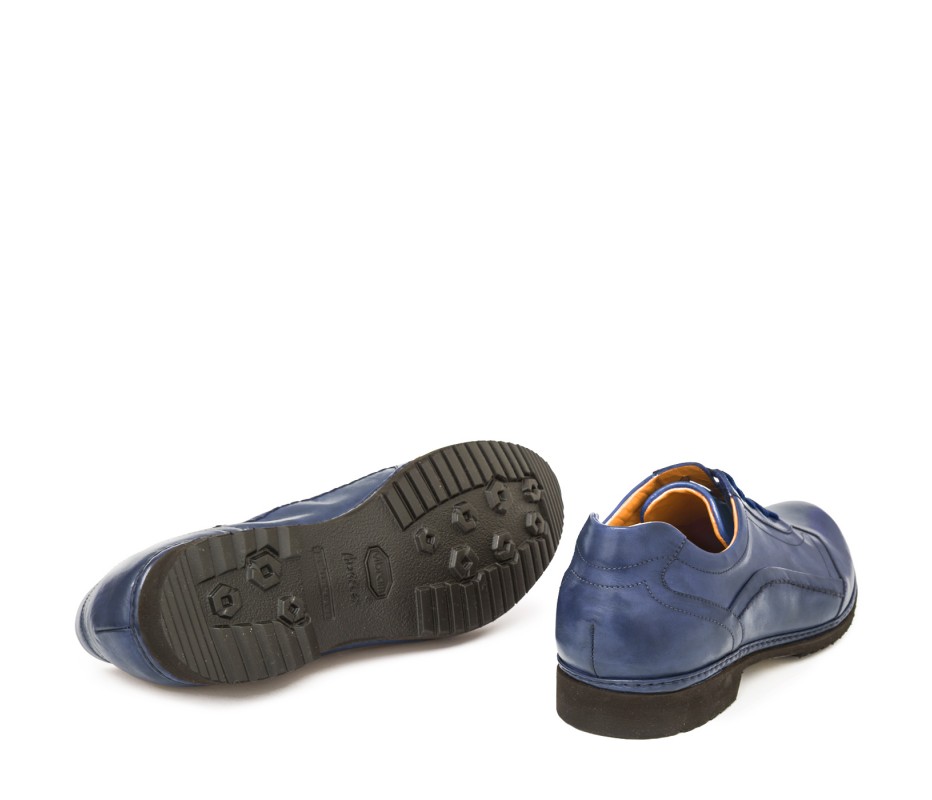 Pakerson DERBY PIENZA PELLE BLU NAVY Novità