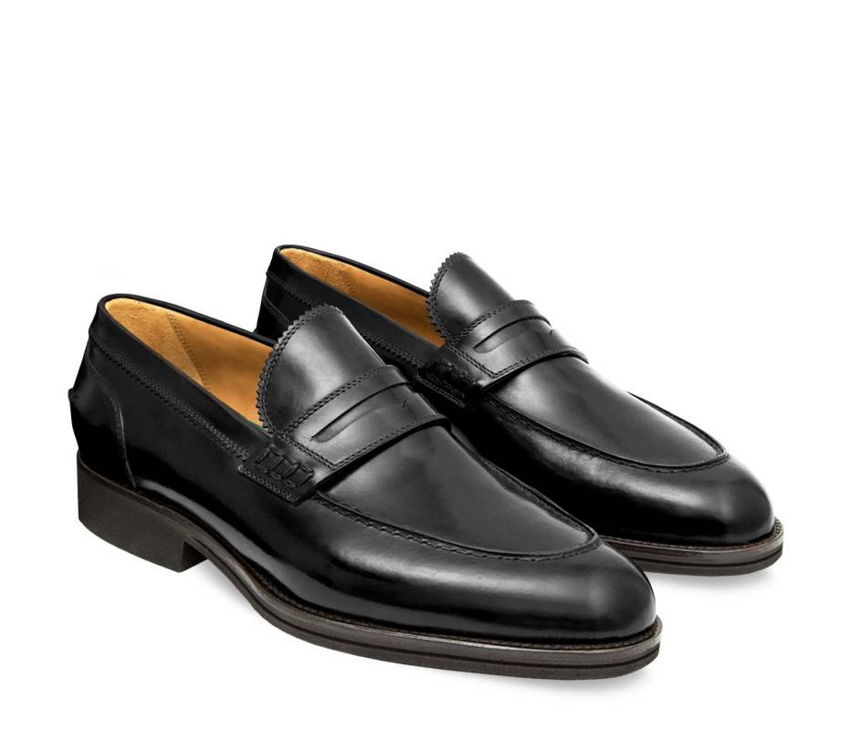 Pakerson MOCASSINO LUCCA PELLE NERA Offerta