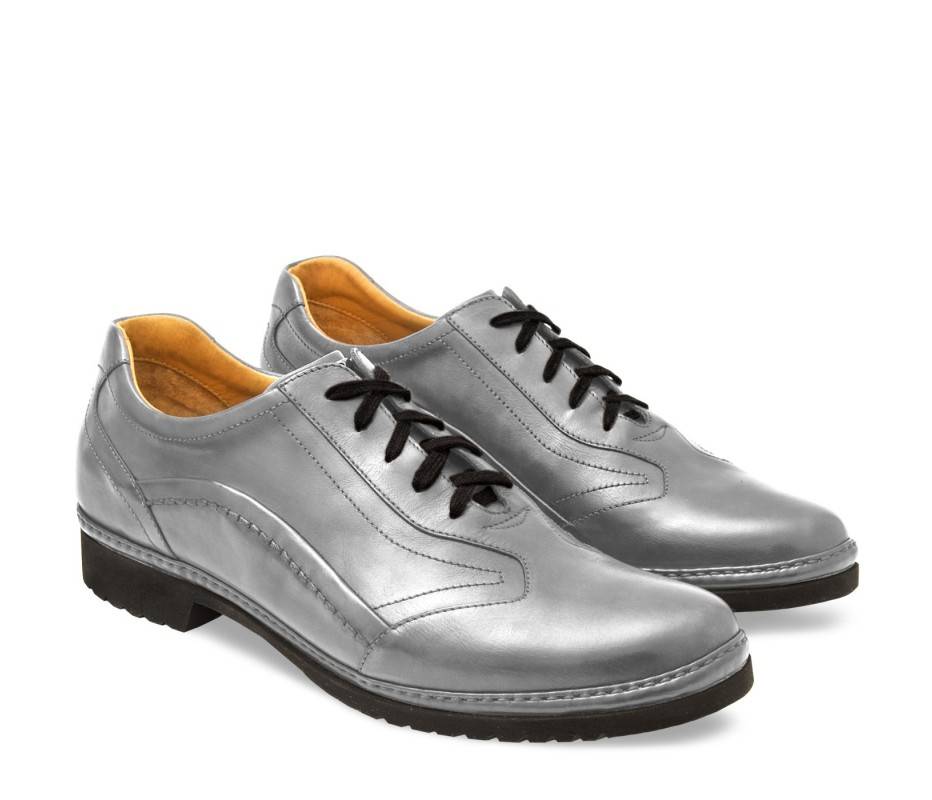 Pakerson DERBY PIENZA PELLE GRIGIO SMOG Economico
