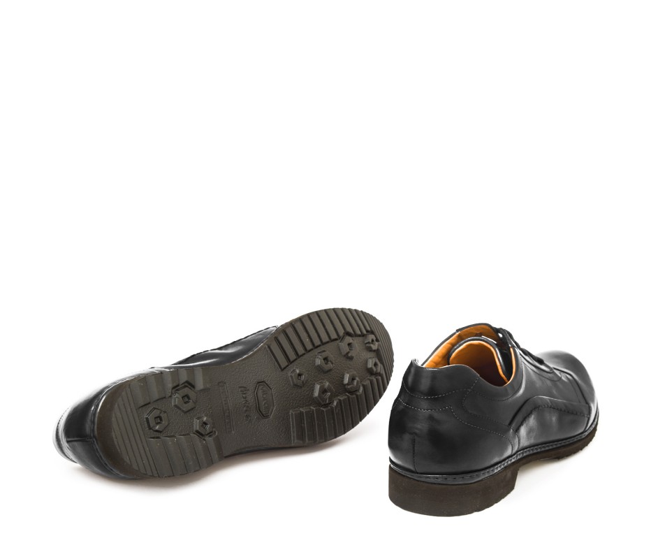 Pakerson DERBY PIENZA PELLE NERA Saldi