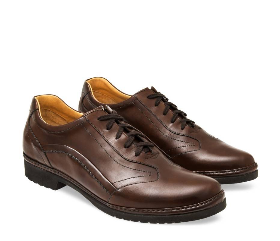 Pakerson DERBY PIENZA PELLE CIOCCOLATO Vendita Economica