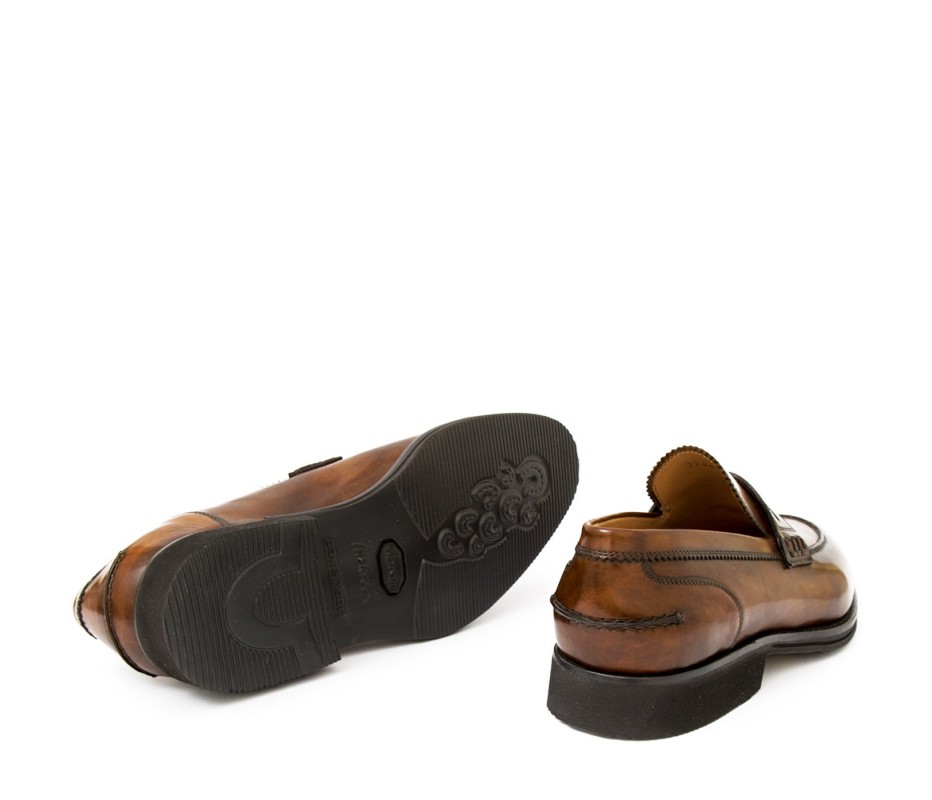 Pakerson MOCASSINO LUCCA PELLE MARRONE TIMBER Negozio