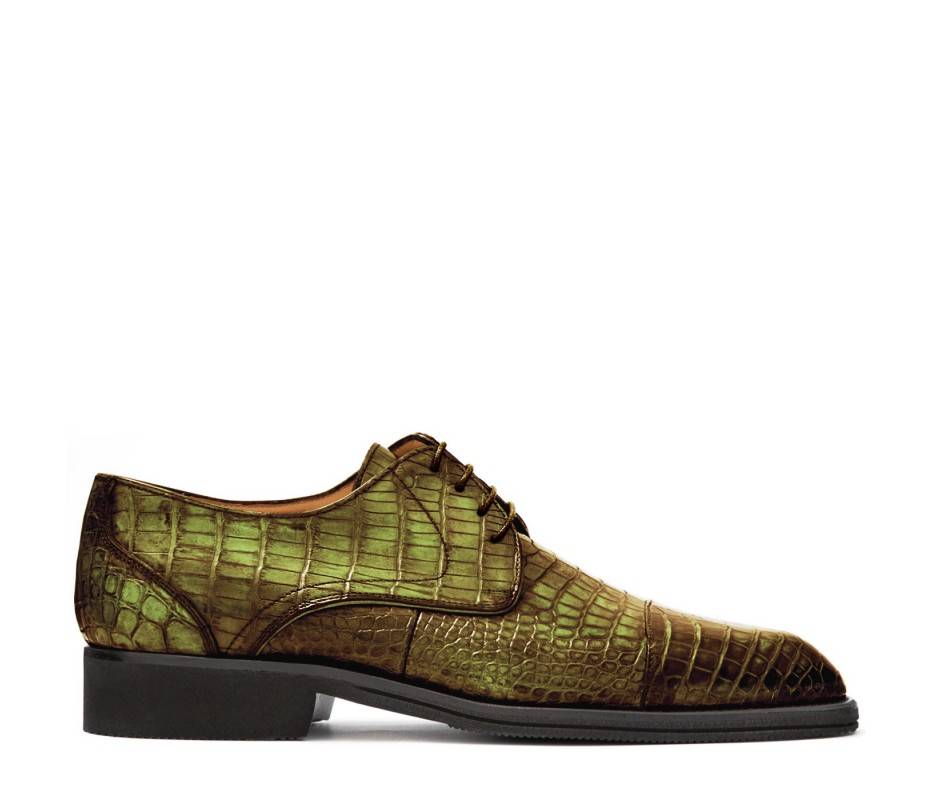 Pakerson DERBY FIRENZE ALLIGATORE VERDE OLIVA 2025