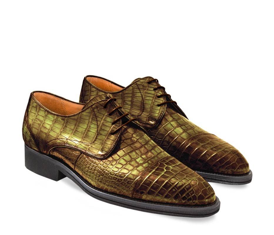 Pakerson DERBY FIRENZE ALLIGATORE VERDE OLIVA 2025
