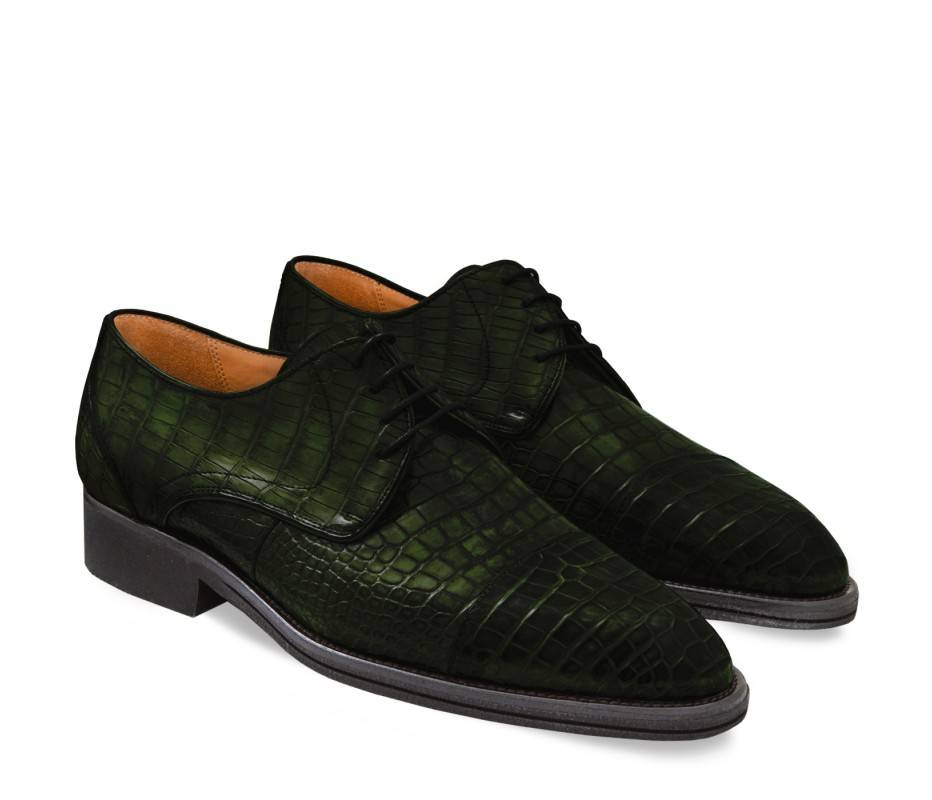 Pakerson DERBY FIRENZE ALLIGATORE VERDE TARTARUGA Vendita