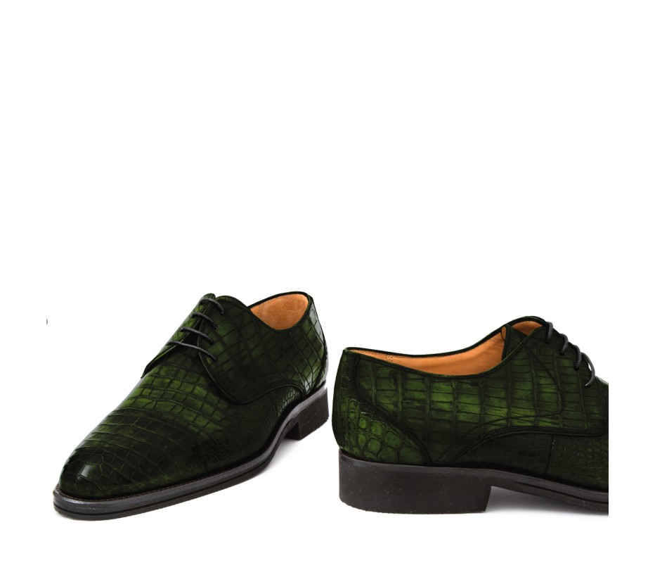 Pakerson DERBY FIRENZE ALLIGATORE VERDE TARTARUGA Vendita