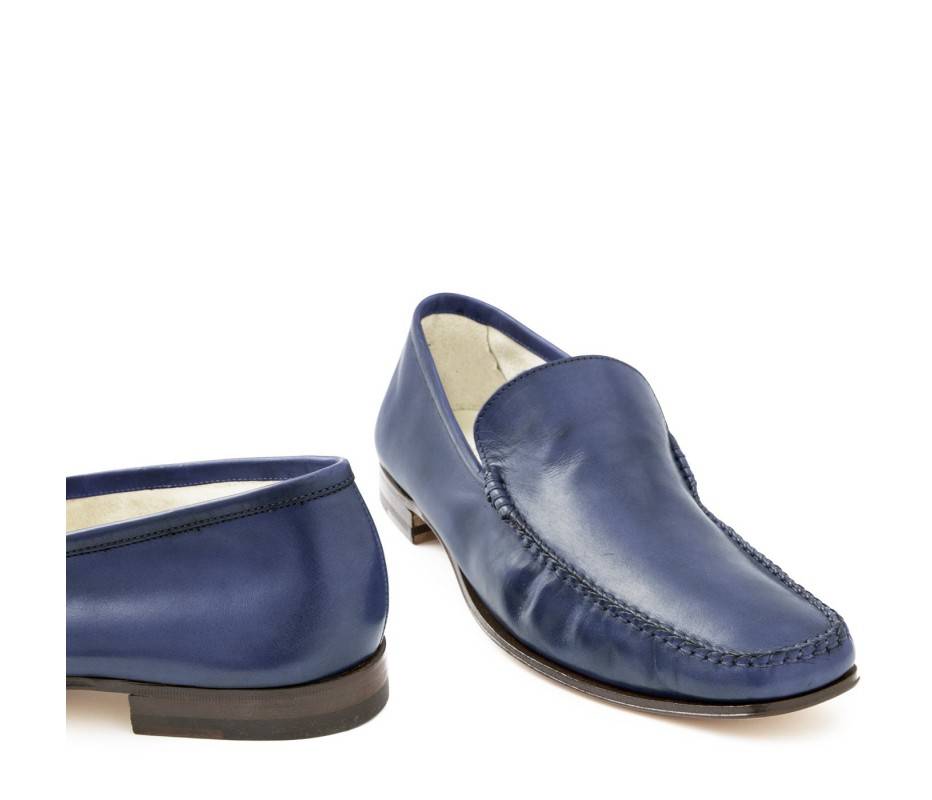 Pakerson MOCASSINO CERRETO PELLE BLU NAVY Prezzo Ridotto