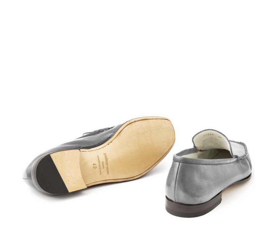Pakerson MOCASSINO CERRETO PELLE GRIGIO SMOG Presa