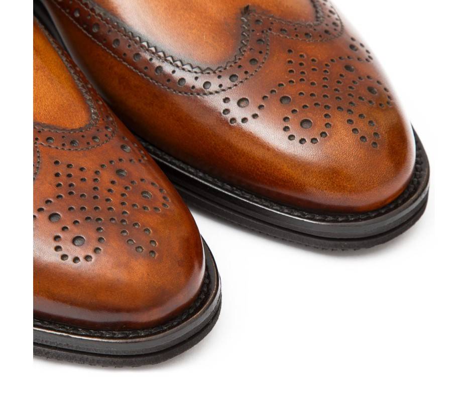 Pakerson DOPPIA FIBBIA SIENA PELLE MARRONE WOOD Offerte