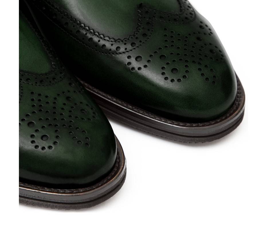 Pakerson DOPPIA FIBBIA SIENA PELLE VERDE TARTARUGA 50% di sconto con spedizione gratuita