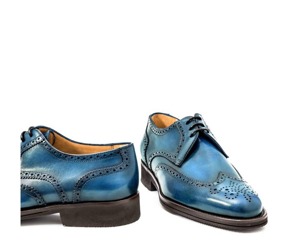 Pakerson DERBY PISA PELLE AZZURRO BAY Nuova