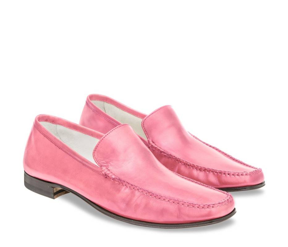 Pakerson MOCASSINO CERRETO PELLE ROSA Moda