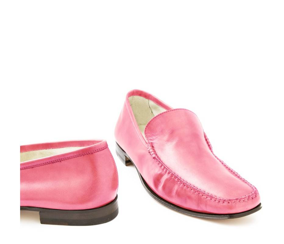 Pakerson MOCASSINO CERRETO PELLE ROSA Moda