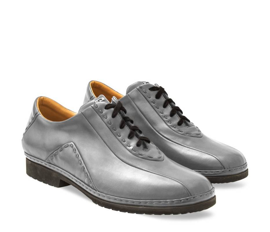 Pakerson DERBY BOLGHERI PELLE GRIGIO SMOG In Saldo