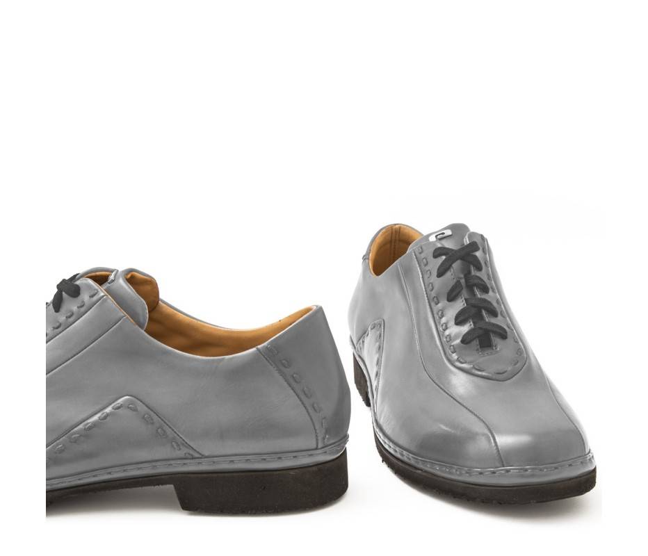 Pakerson DERBY BOLGHERI PELLE GRIGIO SMOG In Saldo