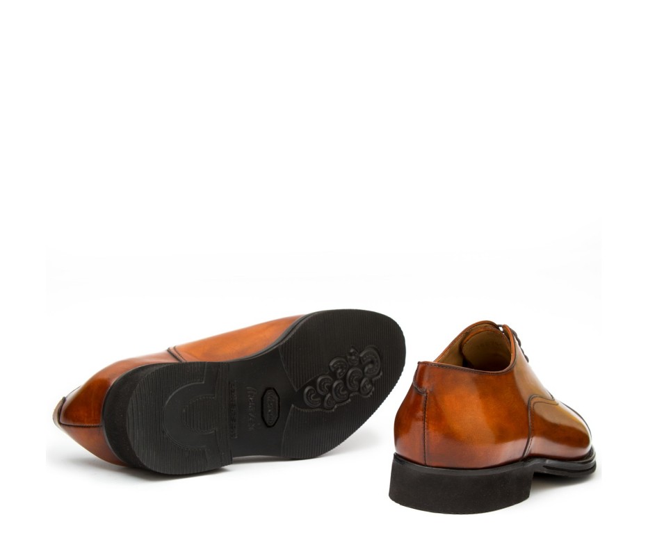 Pakerson FRANCESINA VINCI PELLE MARRONE WOOD Nuova