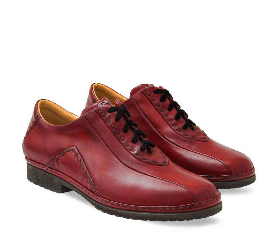 Pakerson DERBY BOLGHERI PELLE ROSSO BORDEAUX Promozione