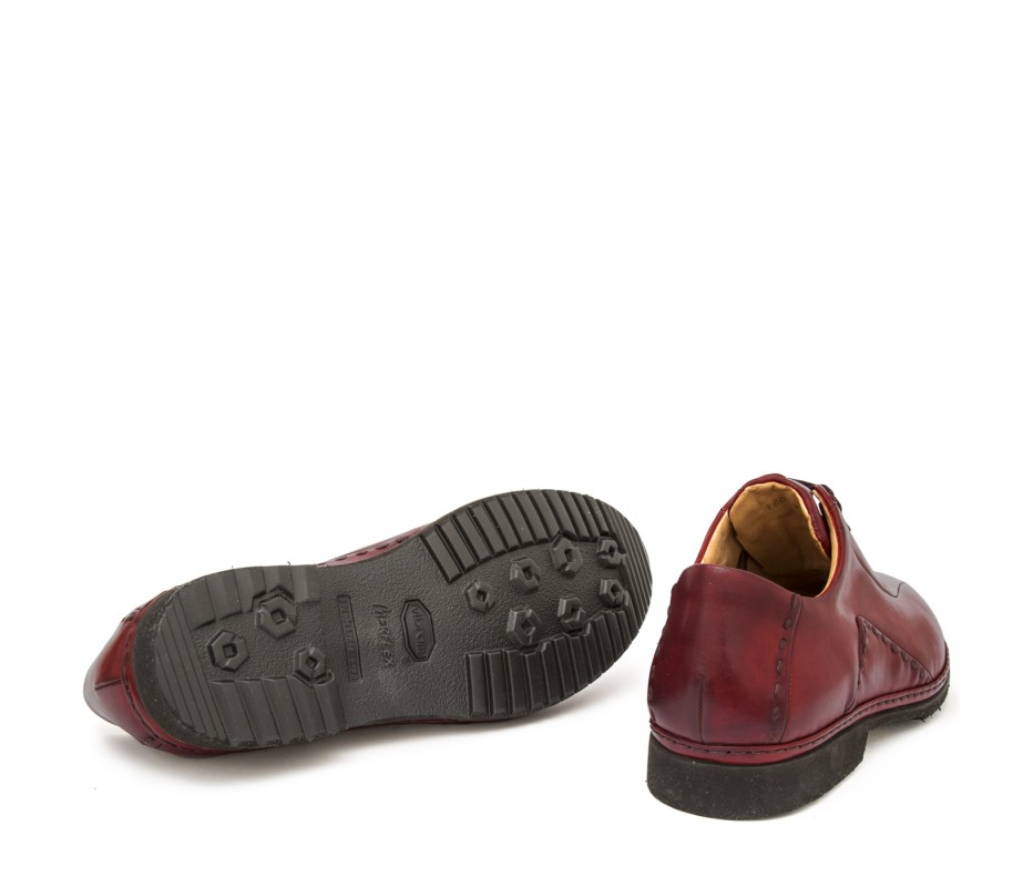 Pakerson DERBY BOLGHERI PELLE ROSSO BORDEAUX Promozione
