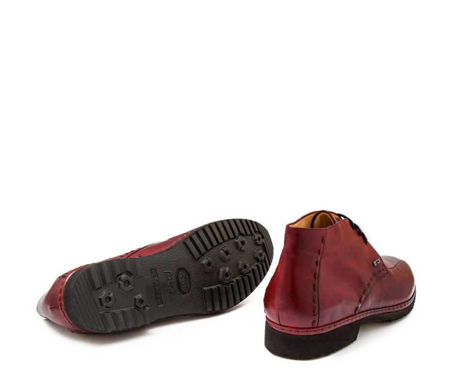 Pakerson POLACCHINO GREVE PELLE ROSSO BORDEAUX Lightning offer