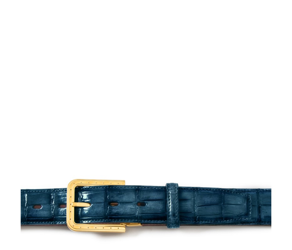 Pakerson FIBBIA RIPA ALLIGATORE AZZURRO BAY Hotsell