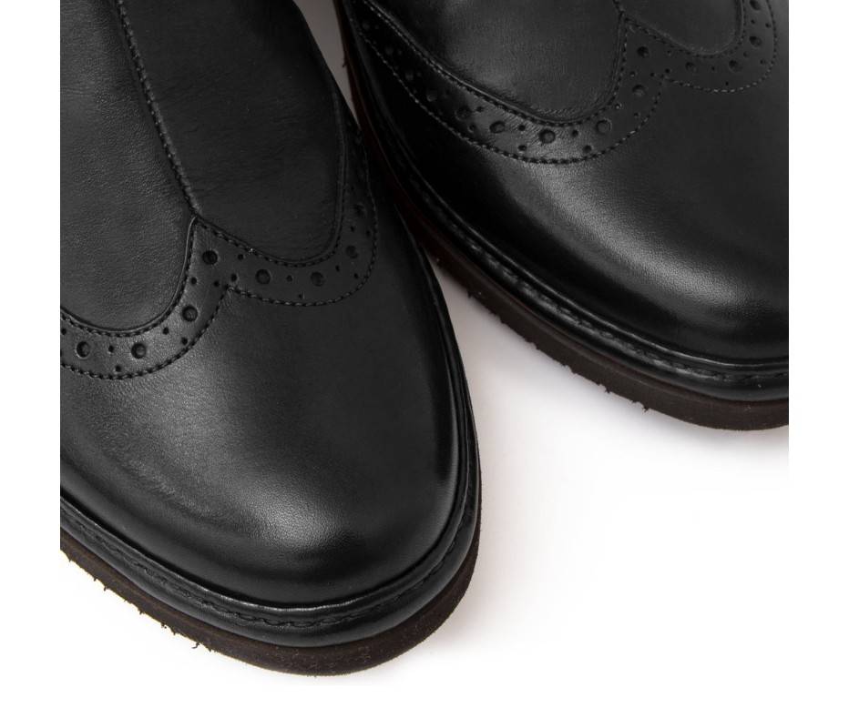Pakerson STIVALETTO COLLODI PELLE NERA 2025