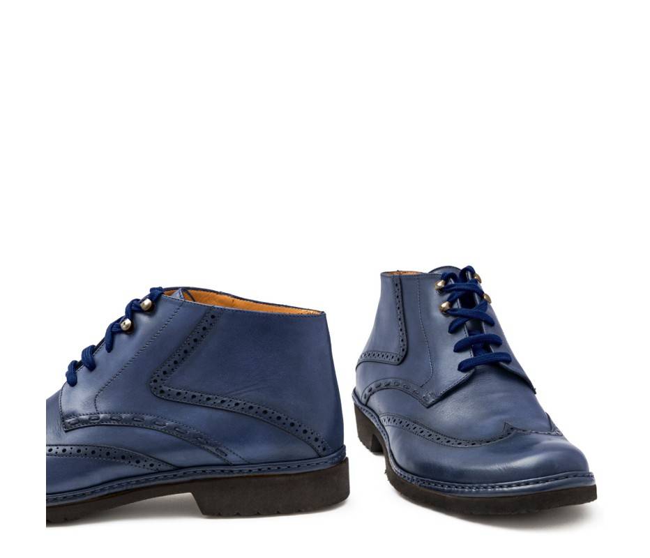 Pakerson POLACCHINO CERTALDO PELLE BLU NAVY Latest stili
