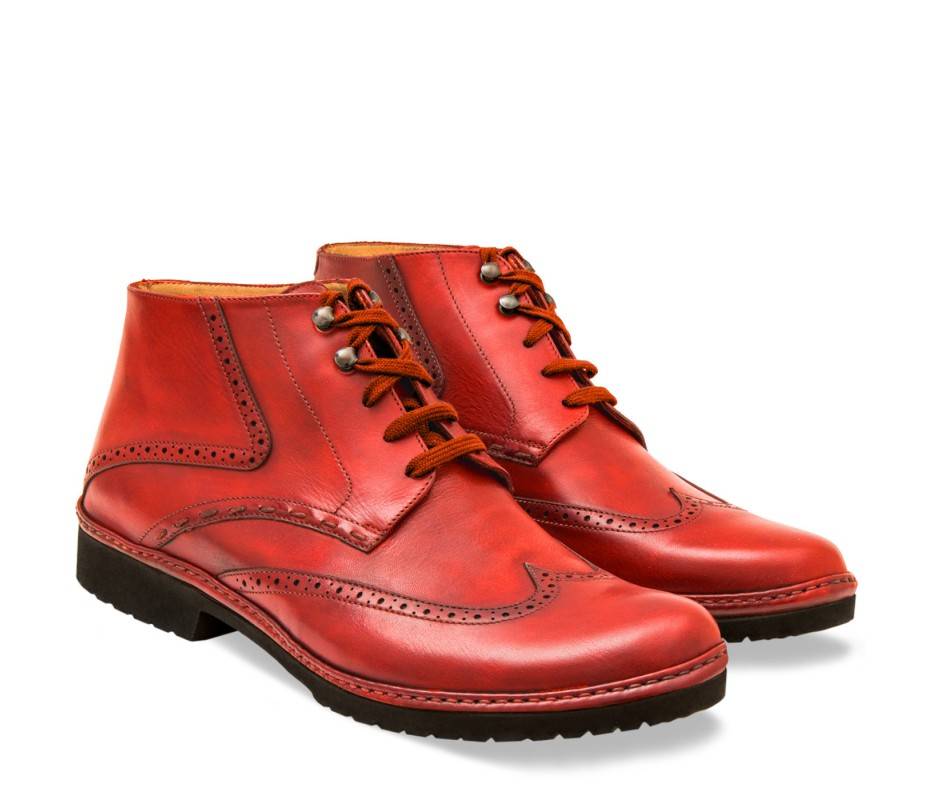 Pakerson POLACCHINO CERTALDO PELLE ROSSA Fino al 65% di sconto