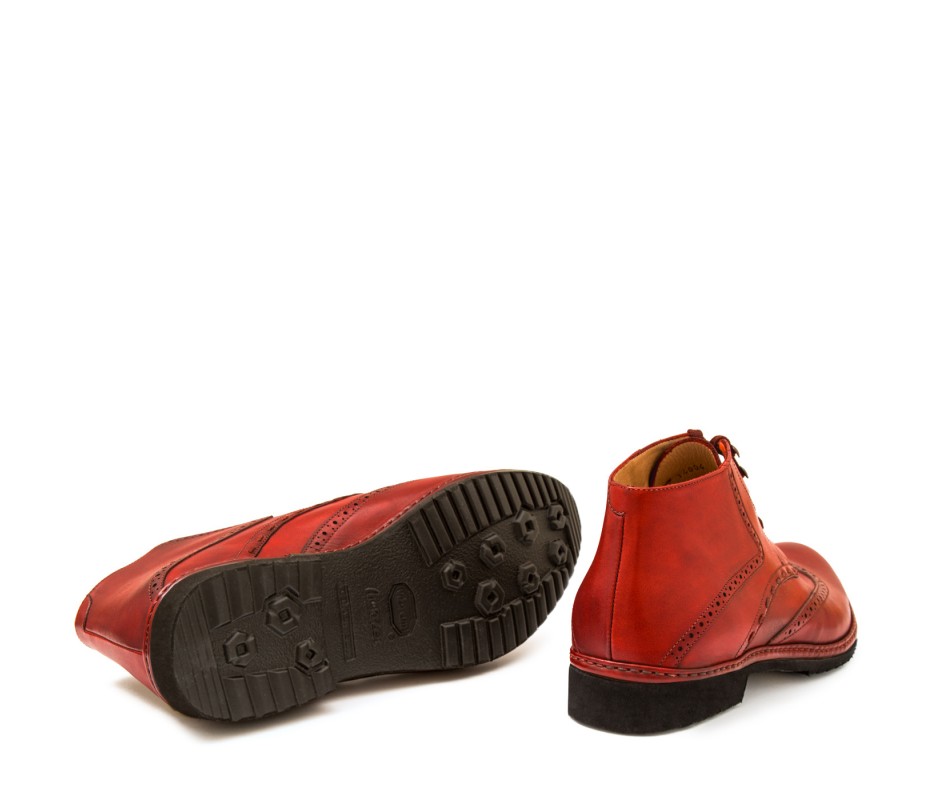 Pakerson POLACCHINO CERTALDO PELLE ROSSA Fino al 65% di sconto