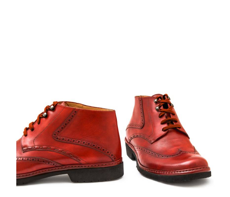 Pakerson POLACCHINO CERTALDO PELLE ROSSA Fino al 65% di sconto