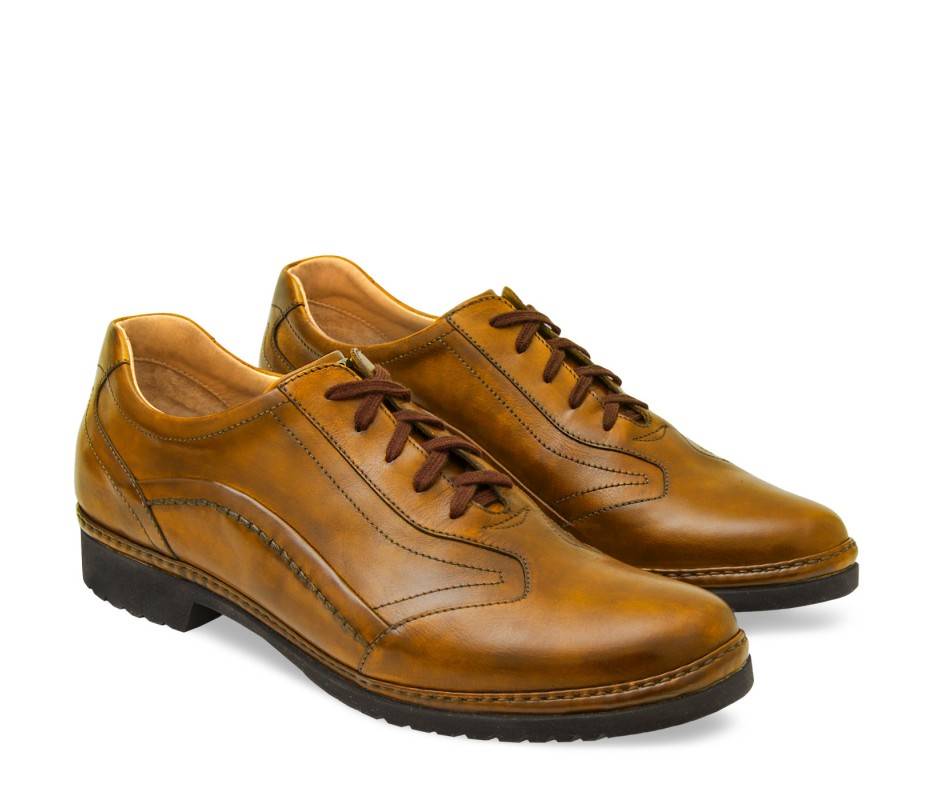 Pakerson DERBY PIENZA PELLE GIALLO SENAPE Outlet