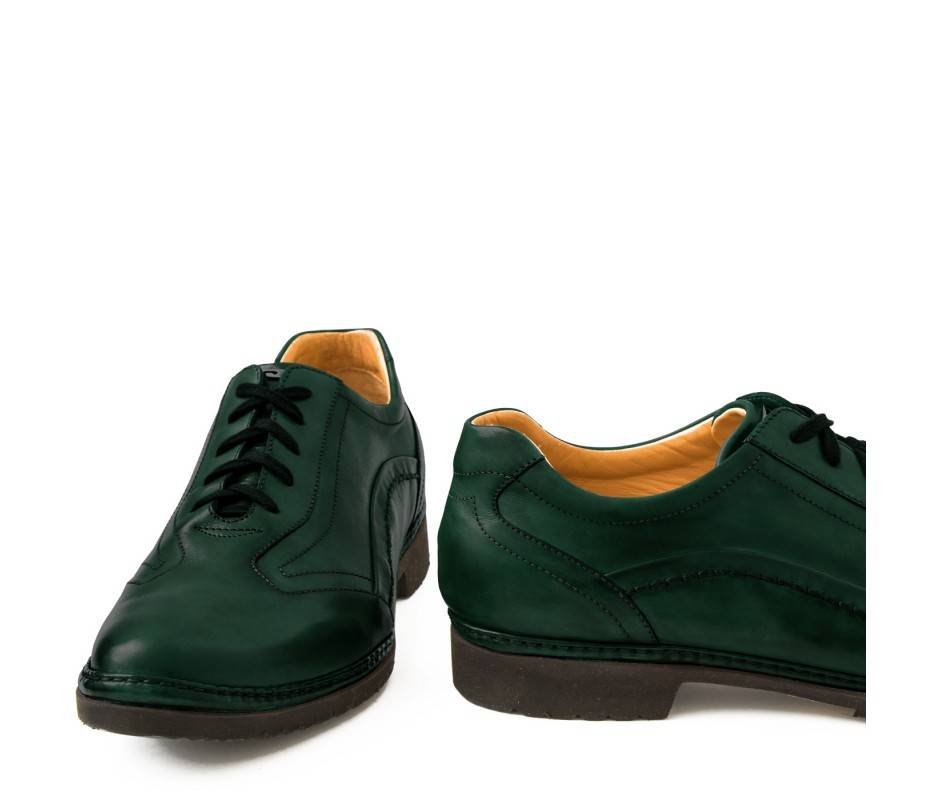 Pakerson DERBY PIENZA PELLE VERDE INTENSO In Vendita