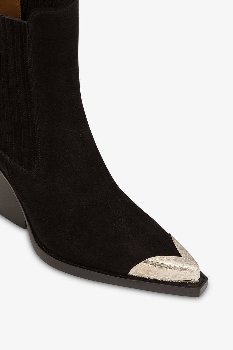 Paris Texas DALLAS EMBELLISHED TOE ANKLE BOOT Nuova