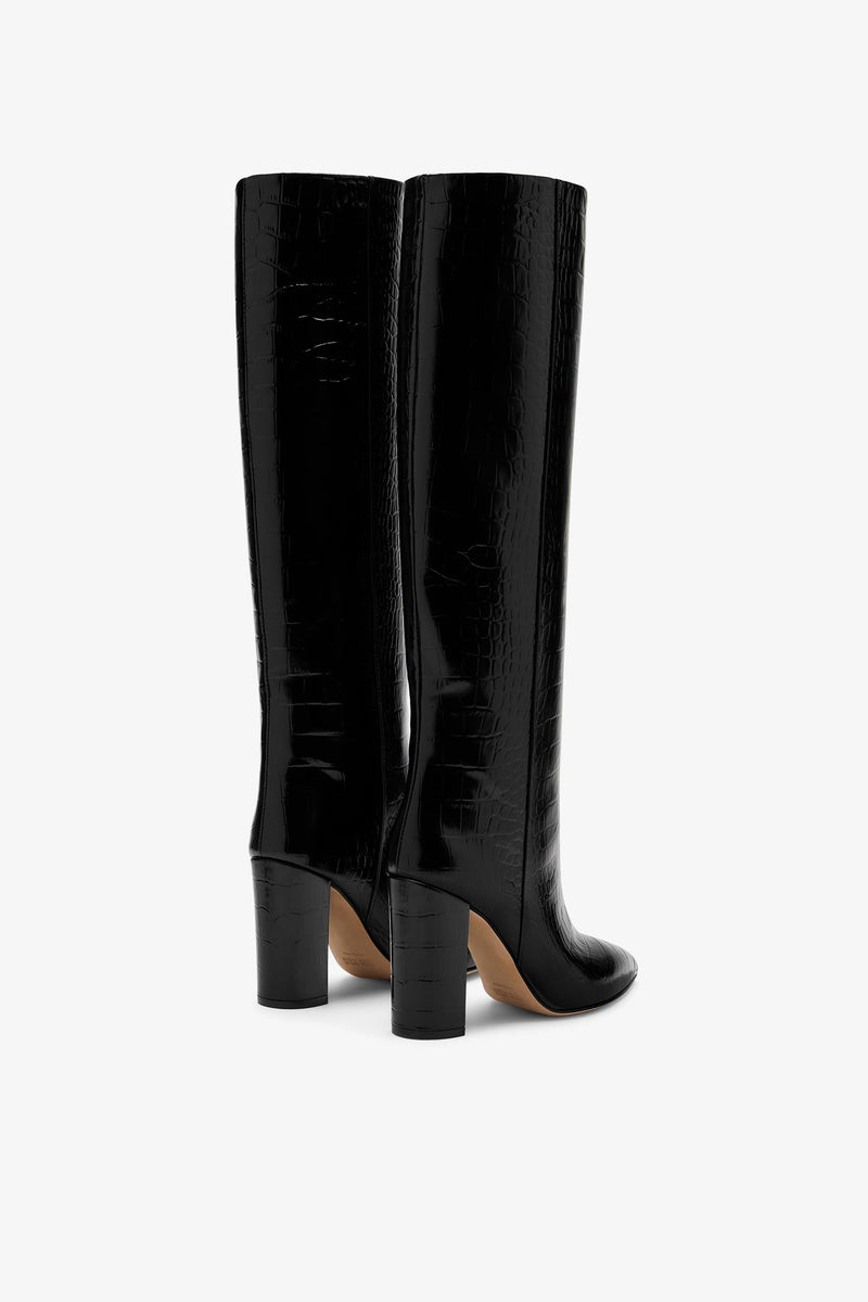 Paris Texas Block Heel Boot In Vendita