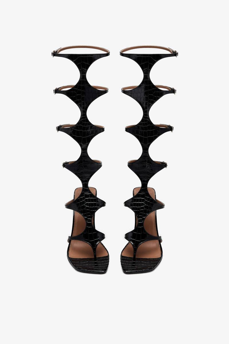 Paris Texas Uma Knee High Sandal Qualità