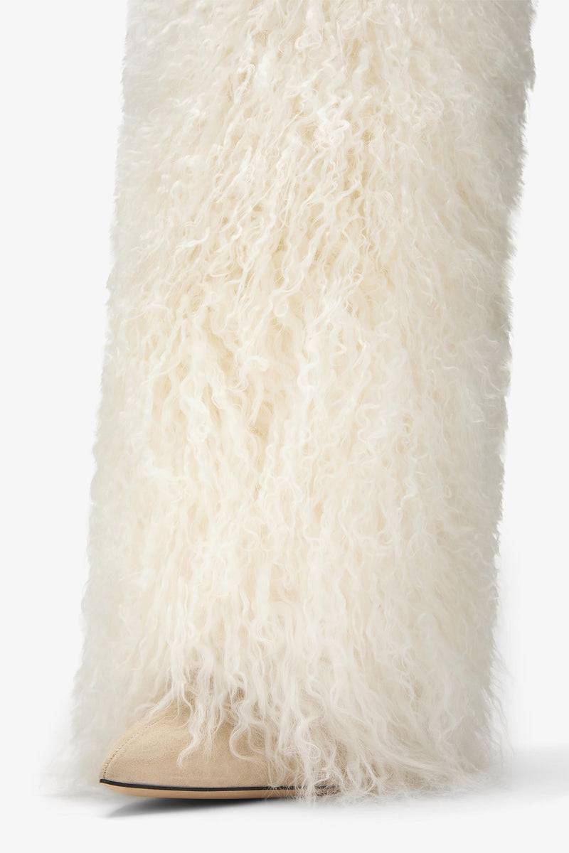 Paris Texas Furry Stiletto Boot Economico