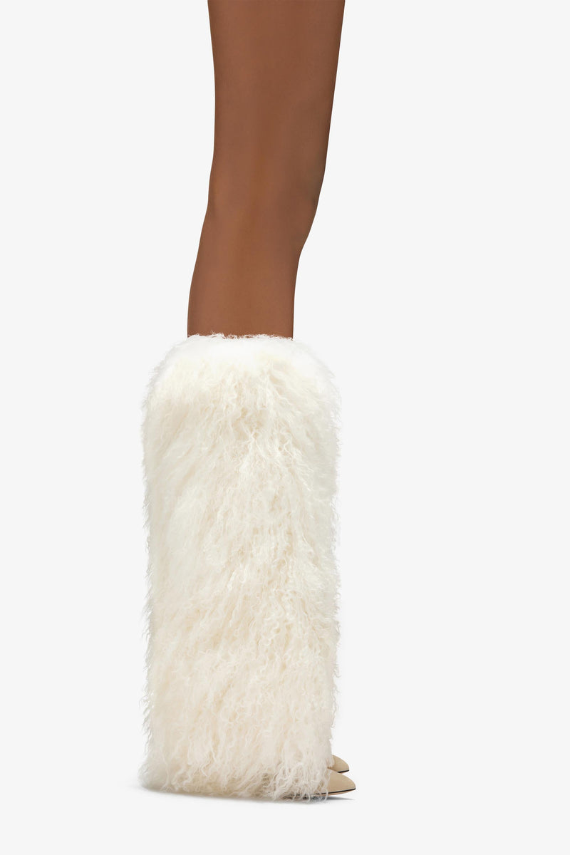 Paris Texas Furry Stiletto Boot Economico