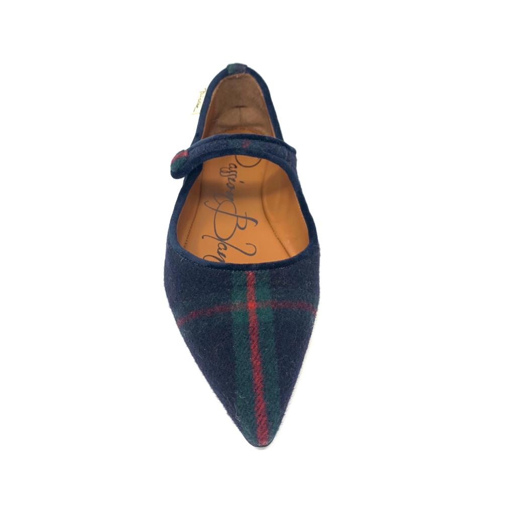 Passion Blanche Sophia Lana Tartan Blu I Più Venduti