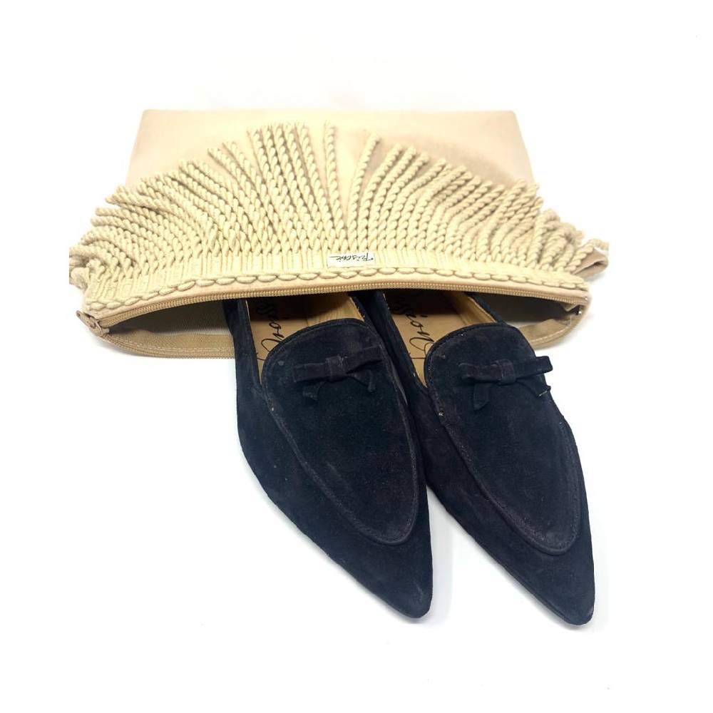 Passion Blanche Grace Scamosciata Nera Vendite stagionali