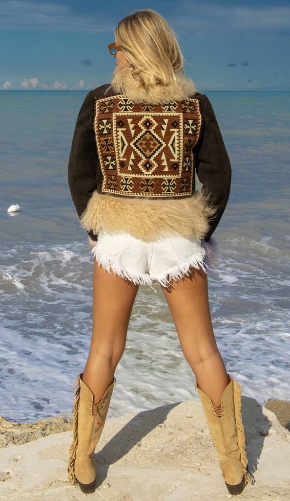 Passion Blanche GIACCA MONTONE + KILIM Promozione
