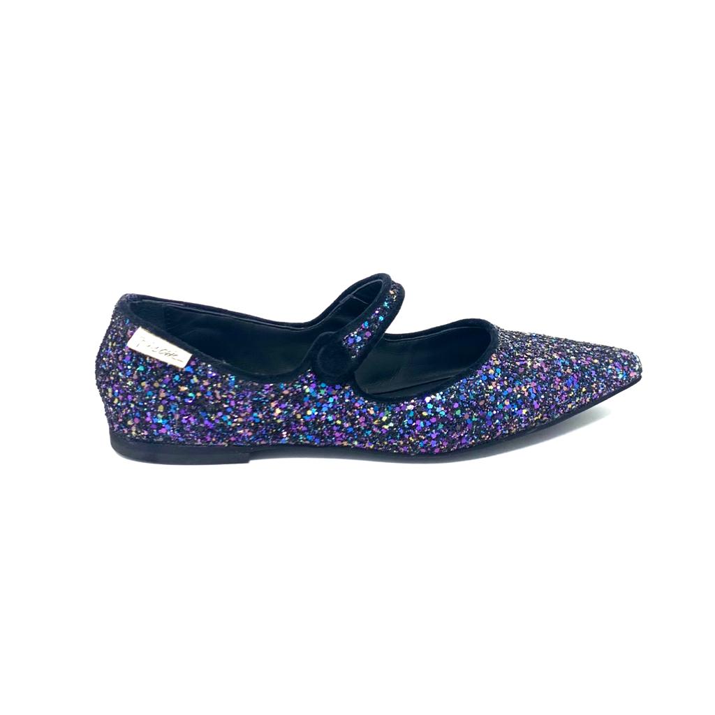 Passion Blanche Sophia Glitter Nero/Blu Negozi Online
