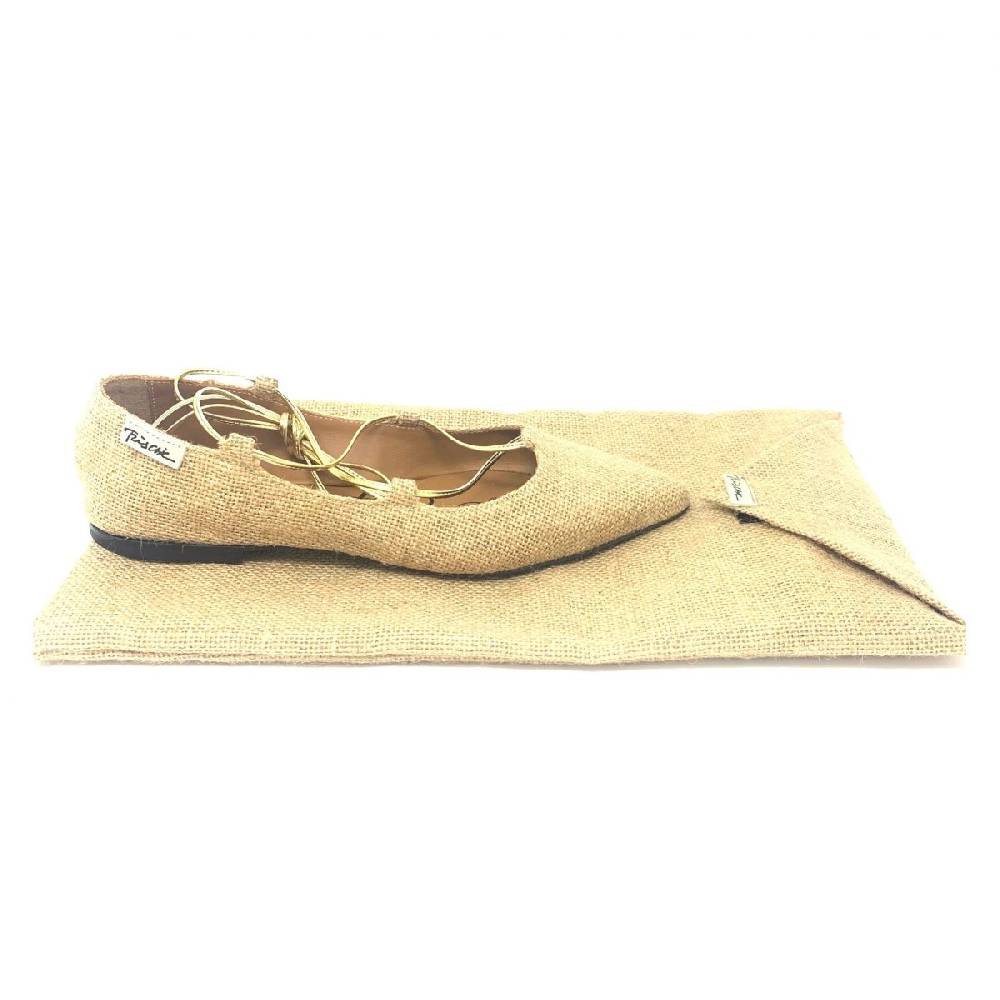 Passion Blanche Flat Shoes BRIGITTE Juta 2021 In Vendita