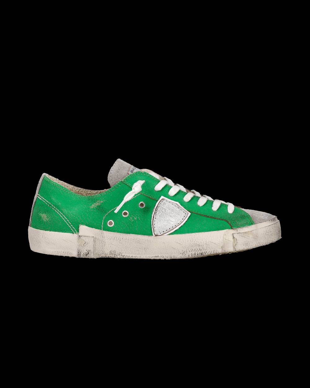 Philippe Model Sneaker basse Prsx uomo - verde e argento Vendita