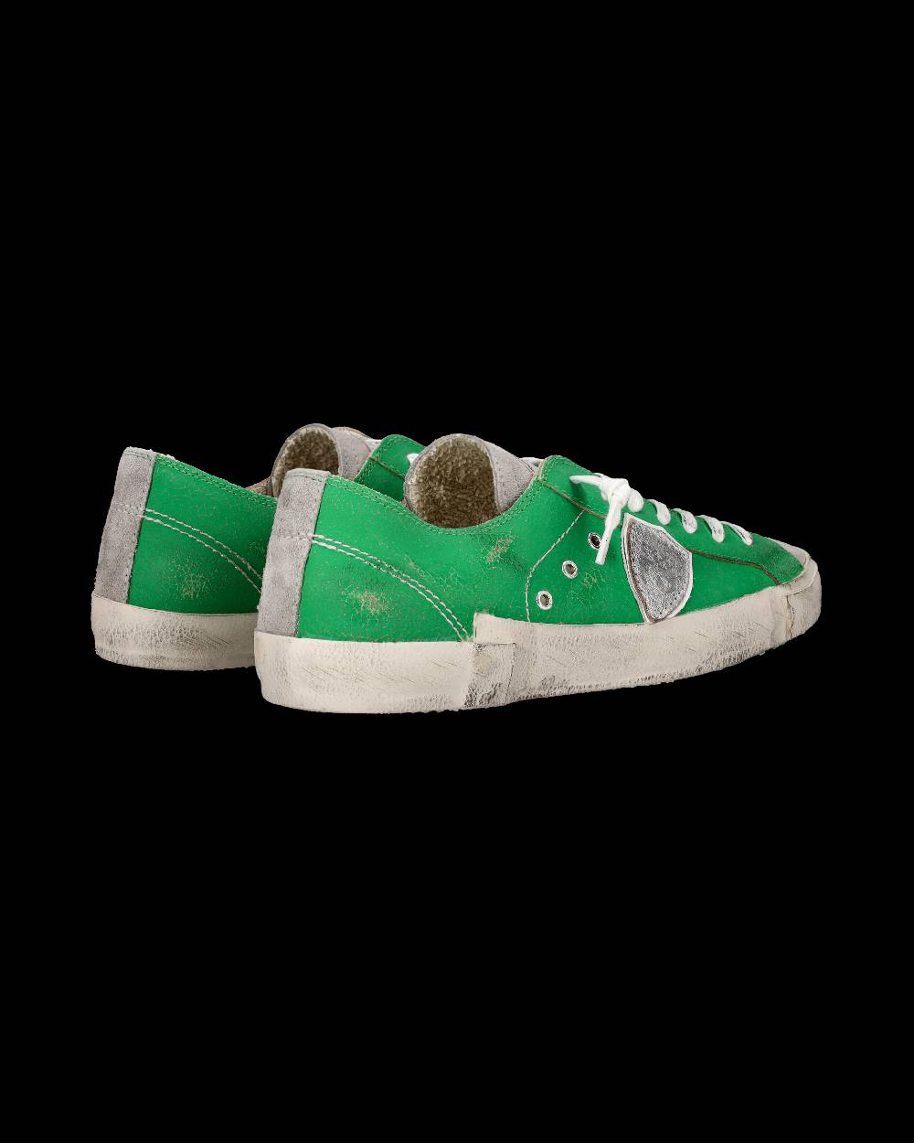 Philippe Model Sneaker basse Prsx uomo - verde e argento Vendita