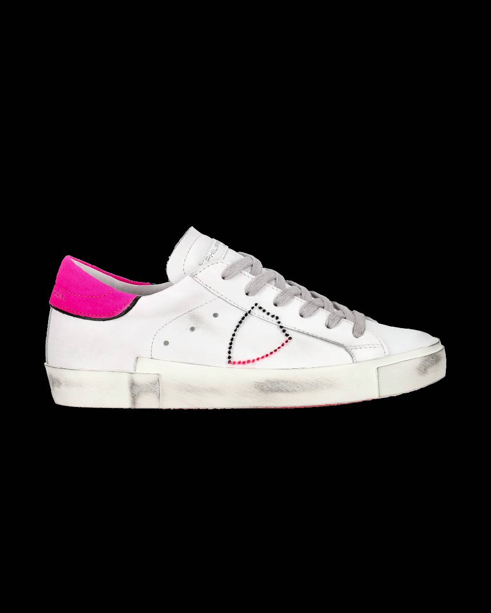 Philippe Model Sneaker bassa PRSX donna - bianco e fucsia Discount Store per i nuovi prodotti