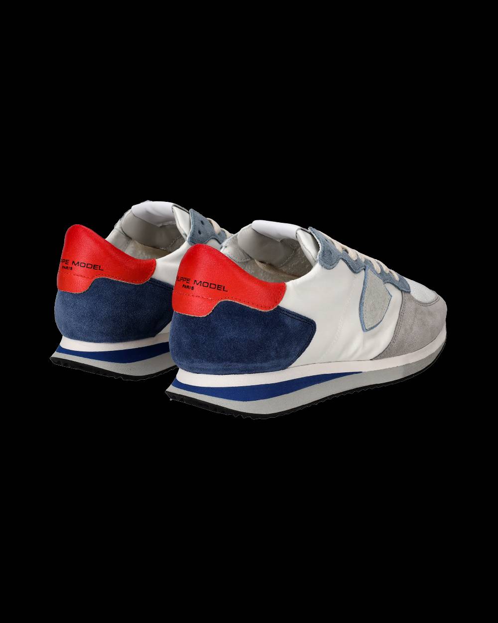 Philippe Model Sneakers Trpx da Uomo Bianche e Denim in Tessuto Tecnico Prezzo Ridotto