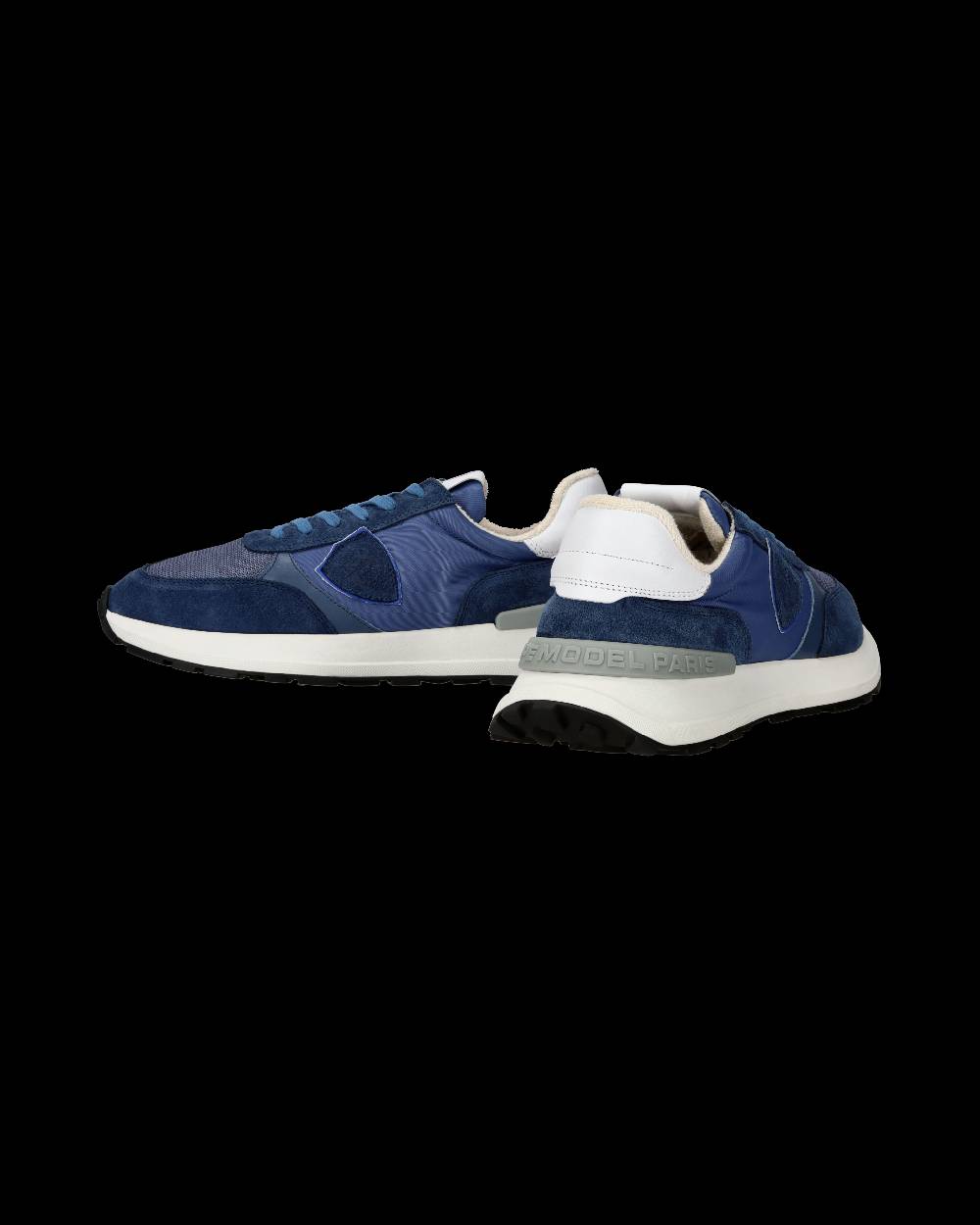Philippe Model Sneaker sportive Antibes da uomo in nylon e pelle - Blu Convenienza