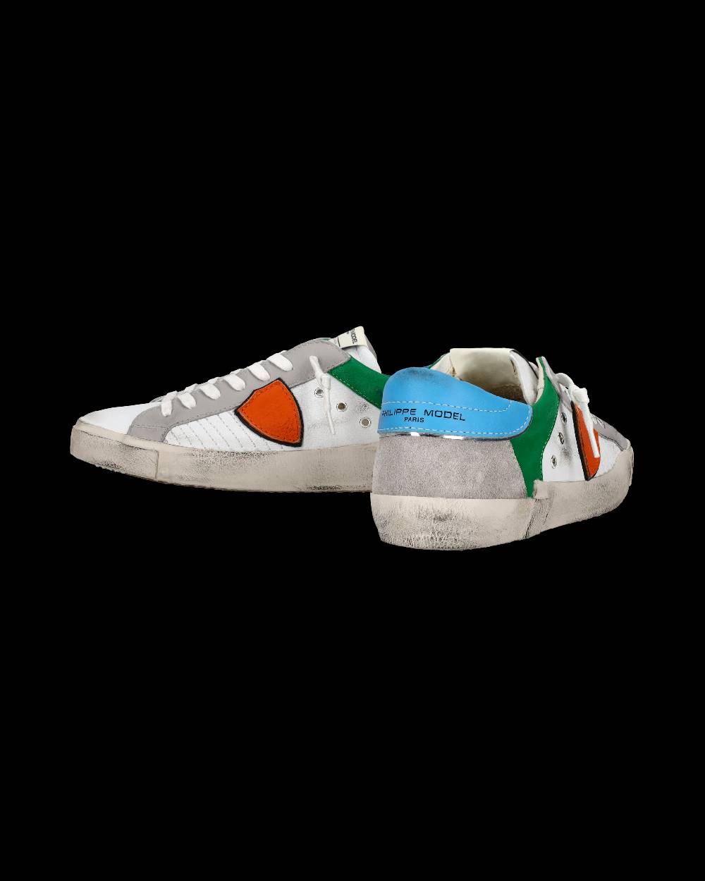 Philippe Model Sneaker basse Prsx uomo - bianco e arancione Novità