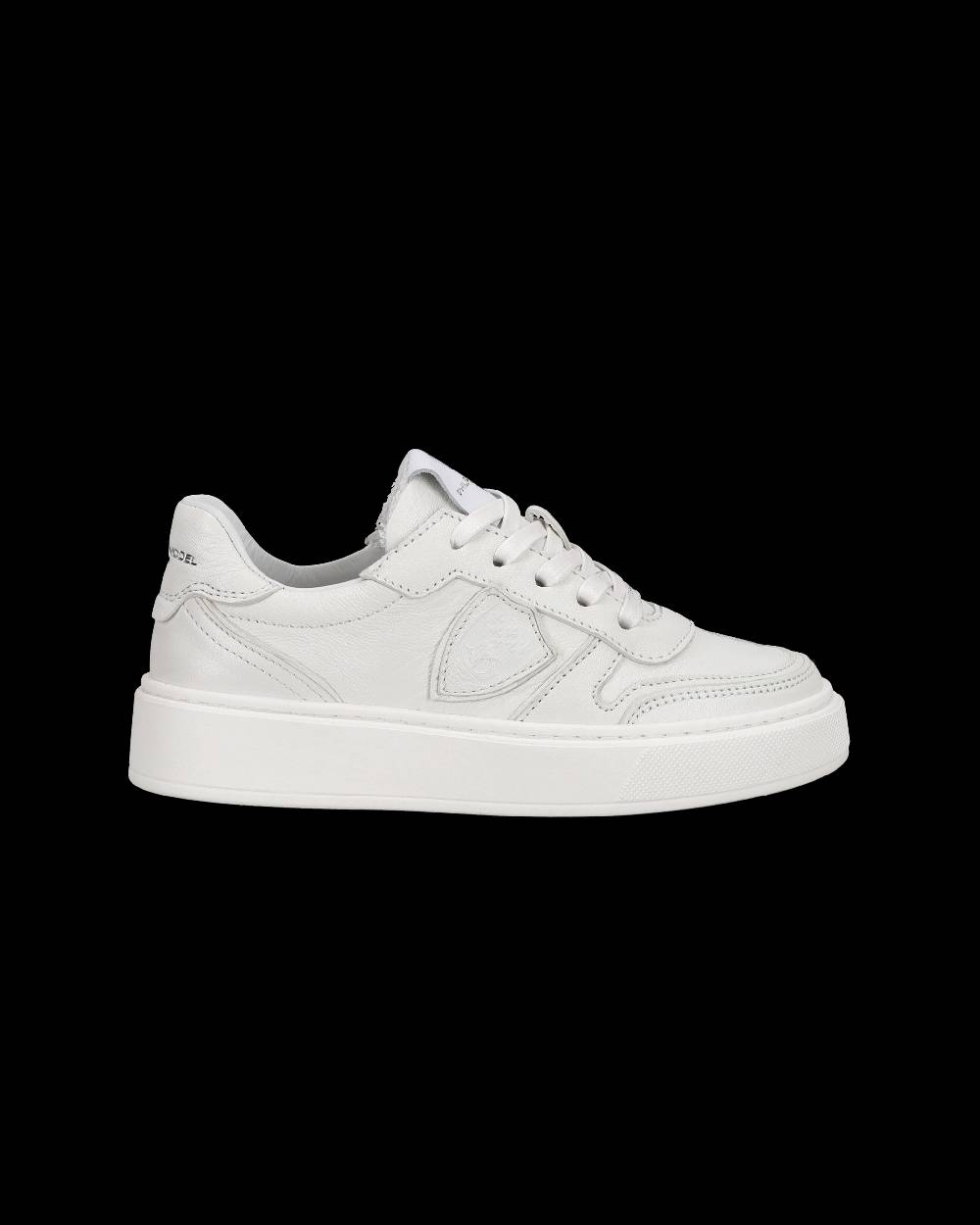 Philippe Model Sneakers basse Junior Nice in pelle, Bianco Economico