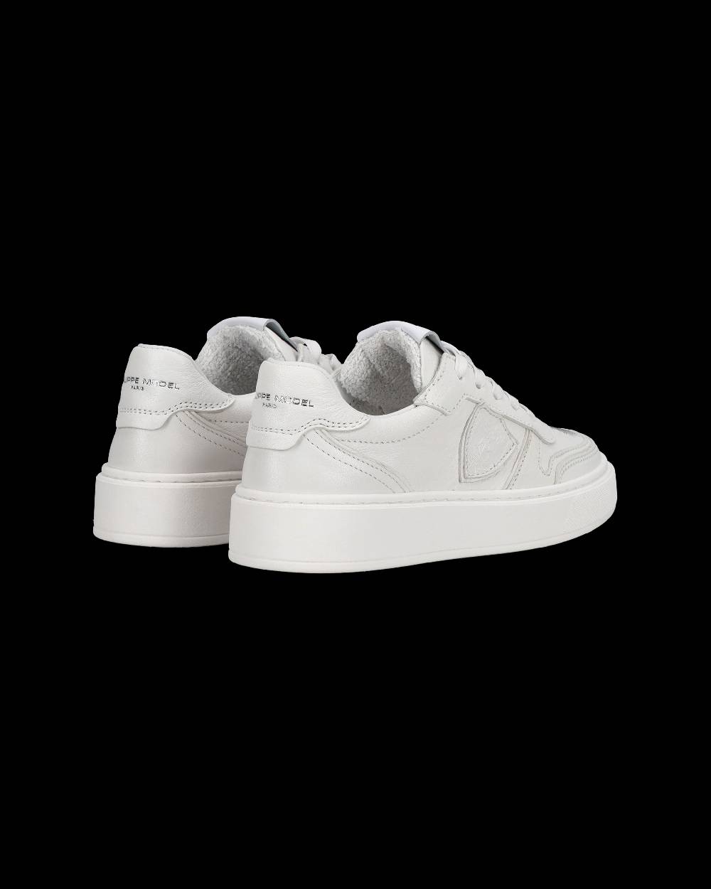 Philippe Model Sneakers basse Junior Nice in pelle, Bianco Economico